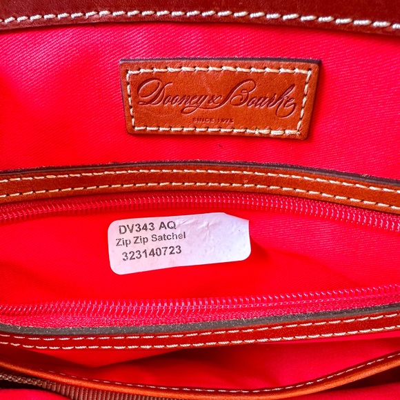 Dooney & Bourke Zip Zip Satchel, Sky Blue Snake Embossed...